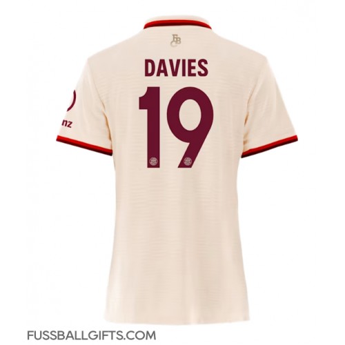 Bayern Munich Alphonso Davies #19 Fußballbekleidung 3rd trikot Damen 2024-25 Kurzarm